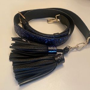 🆕 Kate Spade Glitter Guitar Handbag Strap